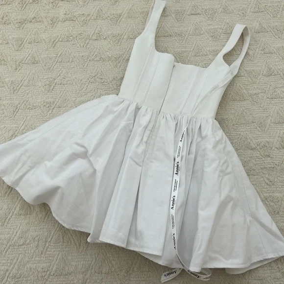 NWT Silvia Astore Annie dress in white - Picture 10 of 10